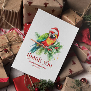 Thème de Noël Tropical Merci Retro Texte