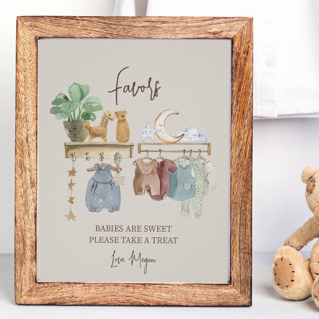 Thème de nurserie pour Baby Shower Bohème, affiche (Créateur téléchargé)