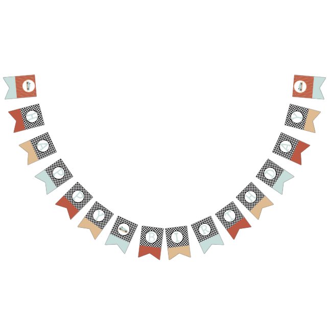 Thème de voiture Rétro Grossissant Deux drapeaux d (Tout)