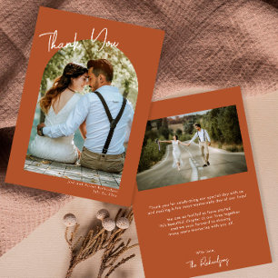 Thème désert minimaliste carte de remerciements te