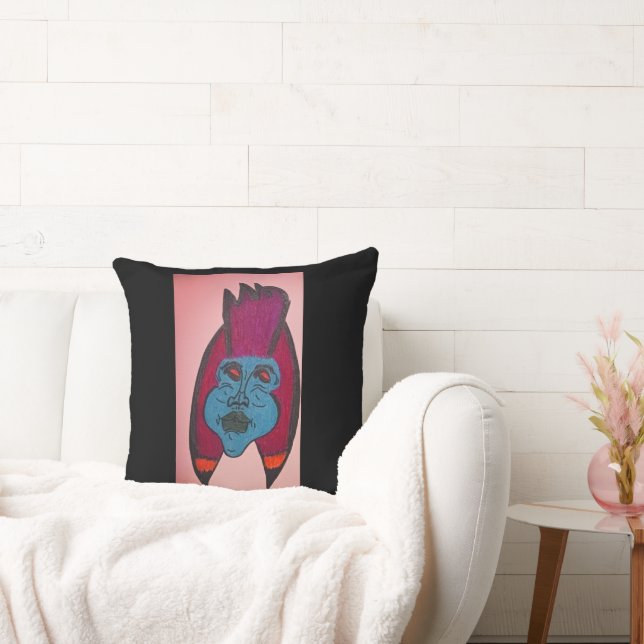 Thème d'horreur inspiré de l'Égypte Coussin de jet (Canapé)
