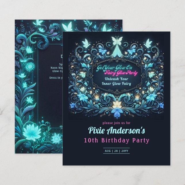 Thème Fairy Fairy Party - Fairytale After Dark (Devant / Derrière)