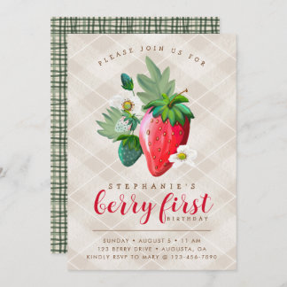 Thème fraise, premier anniversaire, Anniversaire d