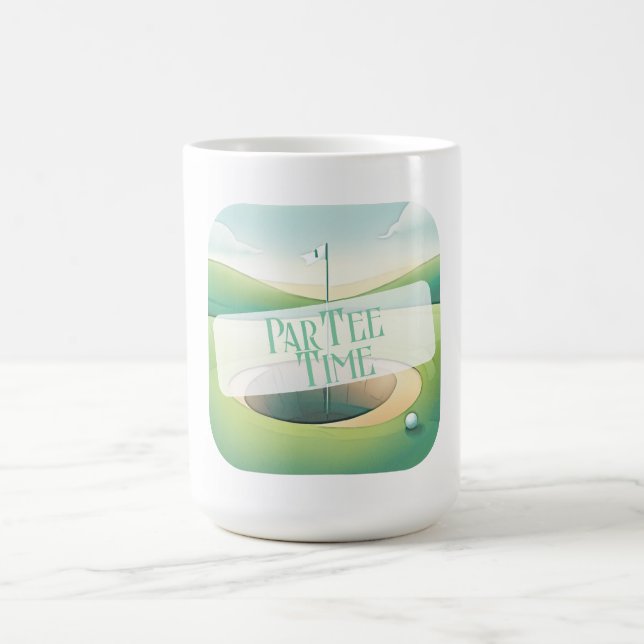 Thème Golf Par Tee Mug (Centre)