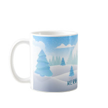 Thème hiver Joyeux Noël classique Mug