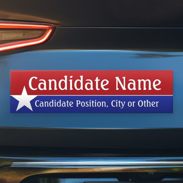 Thème politique - Customisez ce Sticker pare-chocs (Create Your Own Bumper Sticker - Great for any election)