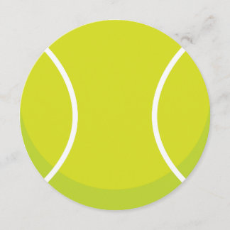 Thème Sport Tennis Ball Party Invitation