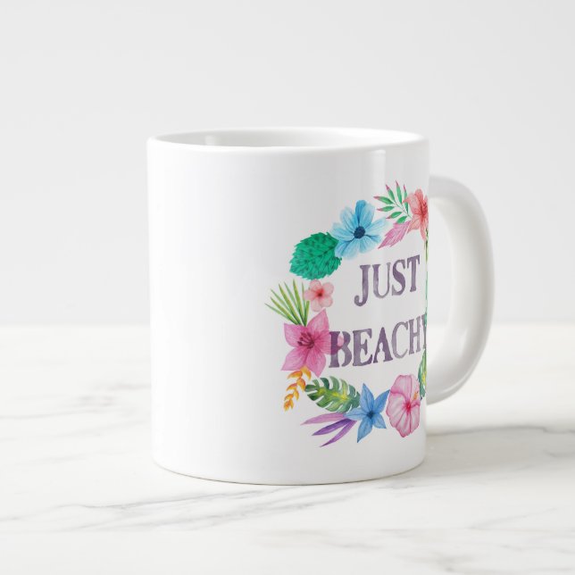 Thème tropical Café Mug Beach House Florida Home (Devant droit)