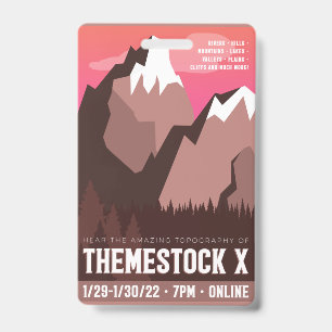Themestock X Badge "Accès Backstage"