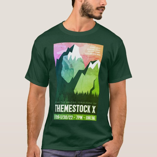 Themestock X Green Variation Unisex T-Shirt (Devant)