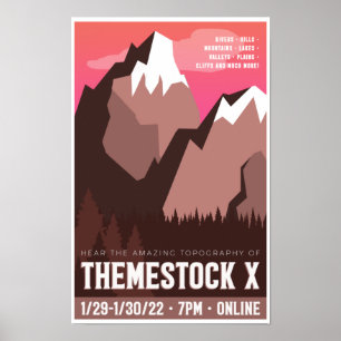 Themestock X Poster