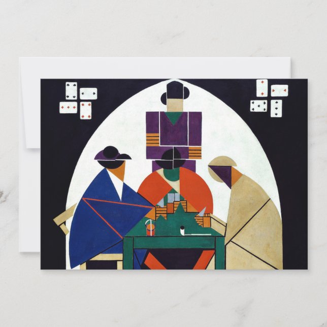 Theo van Doesburg - Joueurs de cartes (Devant)