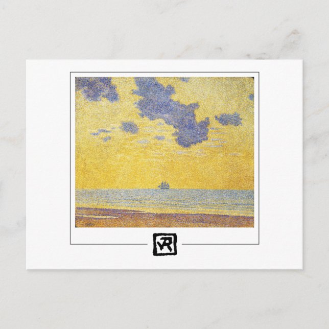 Théo van Rysselberghe #1 - Carte postale d'art fin (Devant)