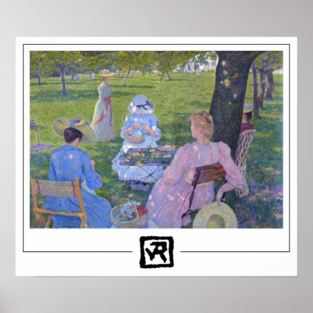 Théo van Rysselberghe Poster d'art Zedign #110 (Devant)