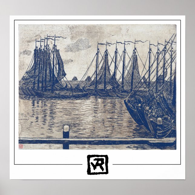 Théo van Rysselberghe Poster d'art Zedign #181 (Devant)