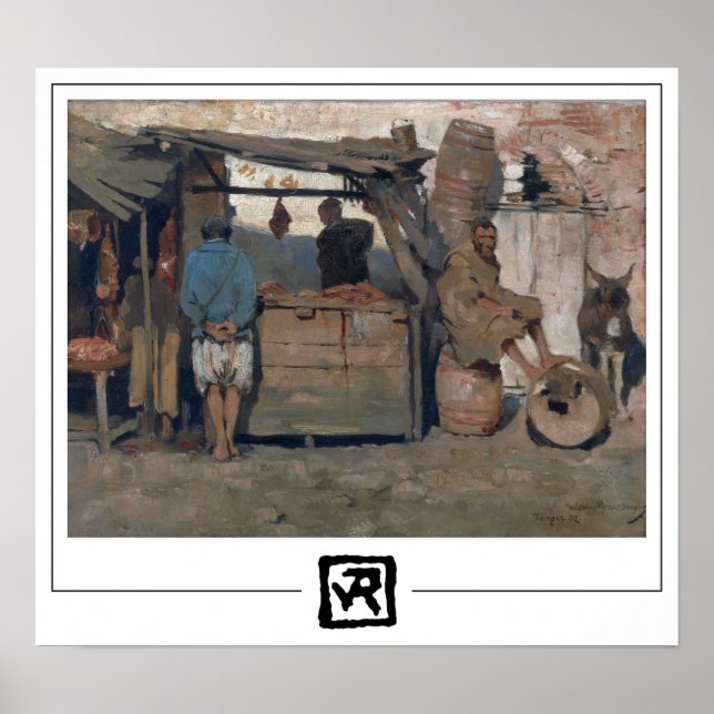 Théo van Rysselberghe Poster d'art Zedign #186 (Devant)