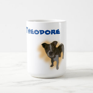 Theodore Nom Avec Jack Russell, Mug De Café