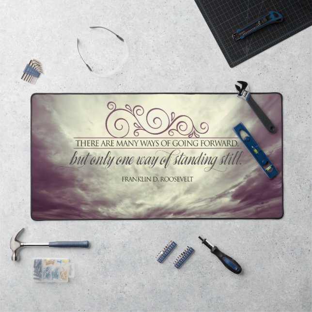 Theodore Roosevelt Citation Inspirationnelle "Debo (Poste de travail)
