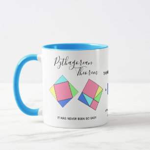Théorème de Pythagore - Math Girl - Mug
