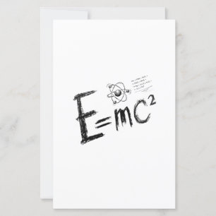 Théorie de la relativité d'Einstein. Formule