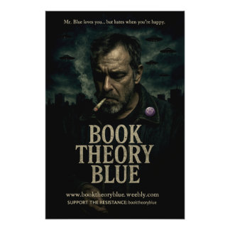 Théorie du livre Poster bleu 01