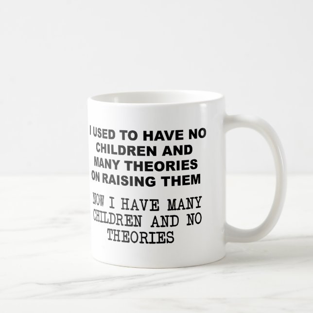 Théories sur l'éducation des enfants Mug drôle (Droite)