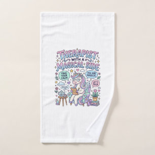 Thérapeute Licorne avec un Cadeau Magique Idée Cad
