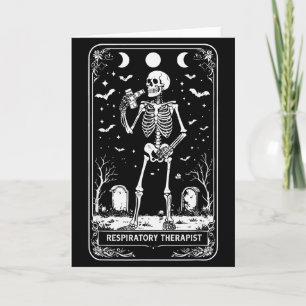 Thérapeute respiratoire Halloween Carte Tarot Pulm