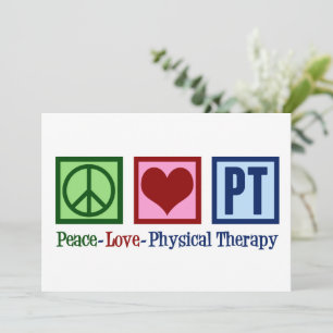 Thérapie physique Peace Love PT Card