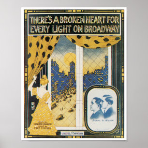 There's a Broken Heart poster