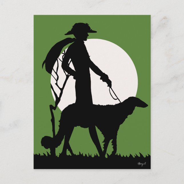 Theresa en vert - Cartes postales (Devant)