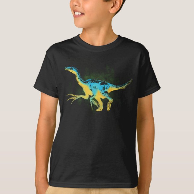 Therizinosaurus T-shirt foncé (Devant)