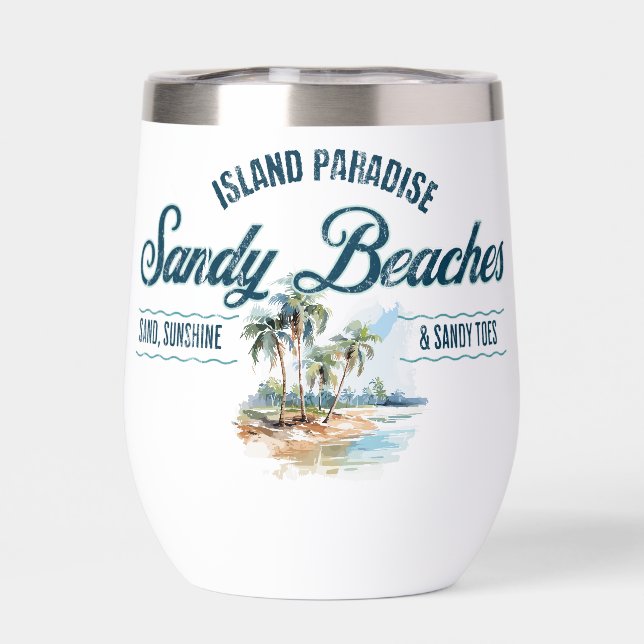 Thermal Tumbler - Sandy Beaches Collection (Arrière)