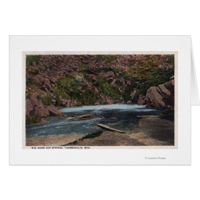Thermopolis, WY - Big Horn Hot Springs View (Devant horizontal)