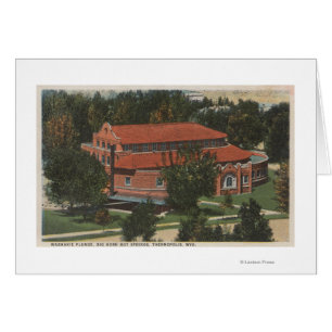 Thermopolis, WY - Vue de la plongée de Washakie