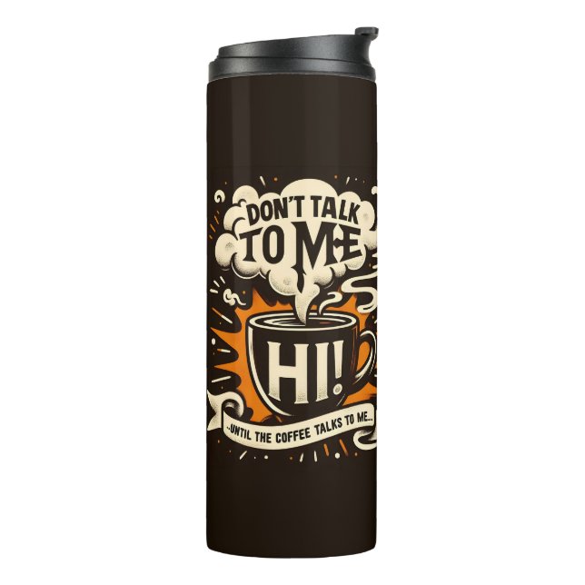 Thermos à café (Tourné sur la gauche)