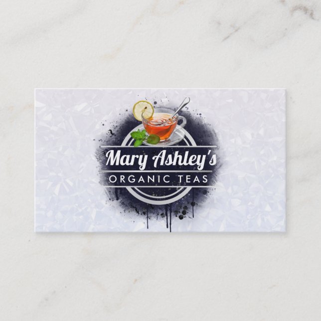 Thés carte de visite (Devant)