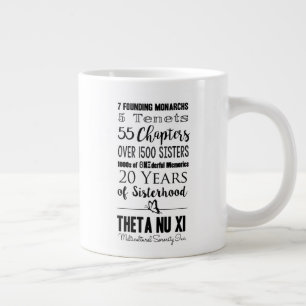 Theta Nu Xi 20e anniversaire de la Mug