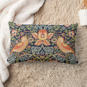 Thief fraise William Morris Lumbar Coussin
