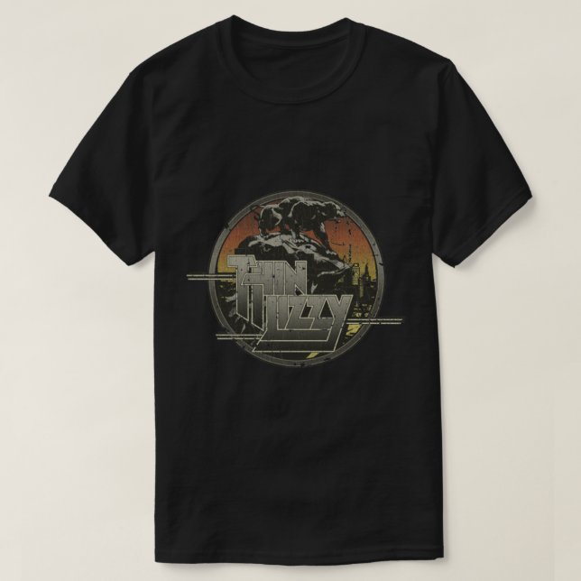 Thin Lizzy Nightlife 1974  Classic T-Shirt (Design devant)