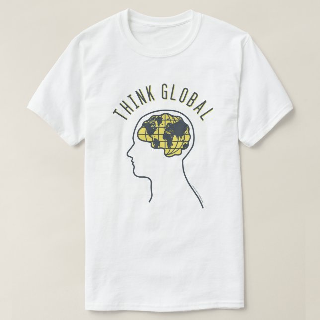 Think Series : Think Global Basic T-Shirt (Design devant)