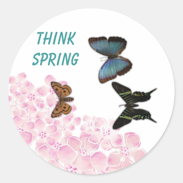 Think Spring - Sticker (Devant)