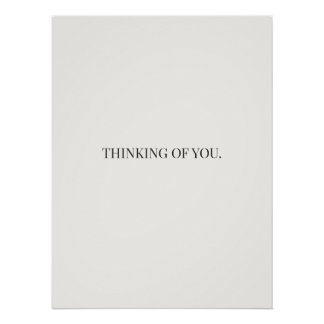 Thinking of You Poster – Gentle Support Quote 