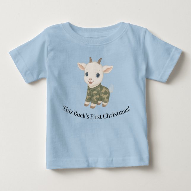 This Buck's First Christmas Toddler T-Shirt (Devant)