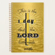 This is the day Gold, 2026 Christian Planner