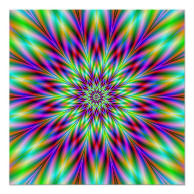 Thistle Star Le Zazzle Poster Parfait (Devant)