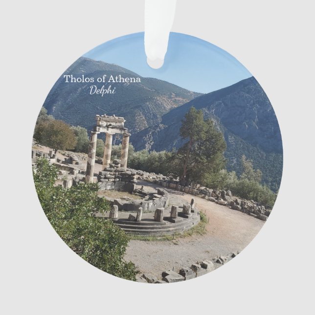 Tholos d'Athéna Delphes Grèce Ornement de Souvenir (devant)