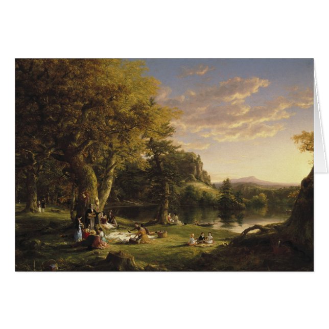 Thomas Cole - le pique-nique (Devant horizontal)