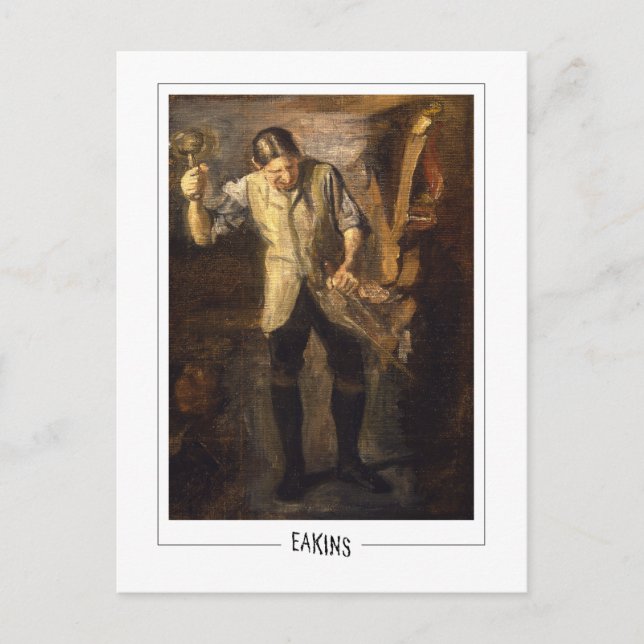 Thomas Eakins #9 - Carte postale d'art fin (Devant)