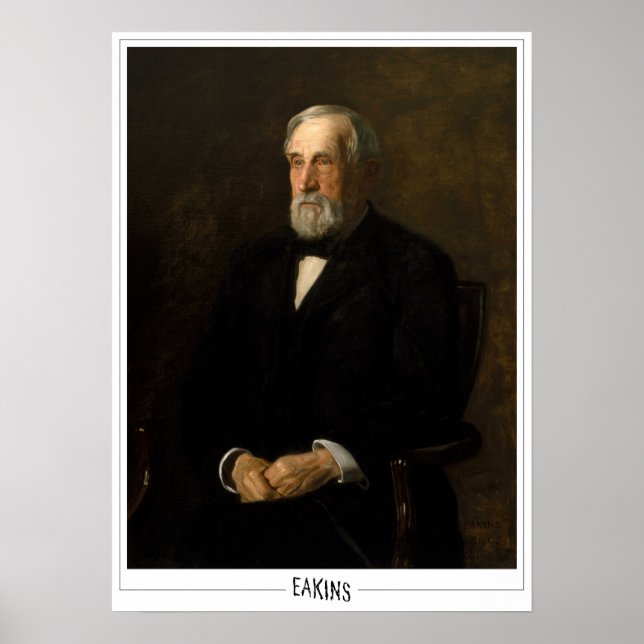 Thomas Eakins Affiche d'art Zedign #4 (Devant)